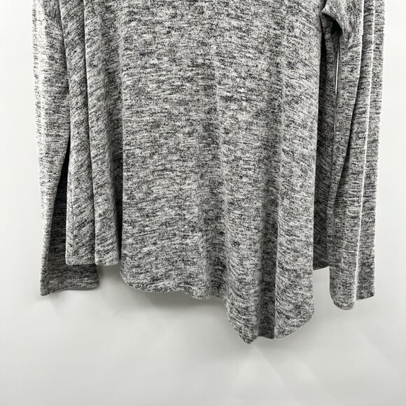 Wonderland Women's Cowl Neck Sweater Assymetrical Hem Heathered Size Small - Picture 3 of 9